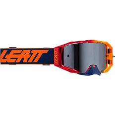 Motorcycle Goggles LEATT Velocity 6.5 Cryztal Iriz Goggles - Red/Blue/Orange
