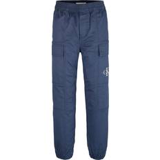 Essential Woven Cargo Pants - Blue