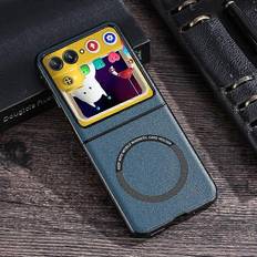 Magsafe Leather Slim Shockproof Case for Motorola Razr 50 Ultra