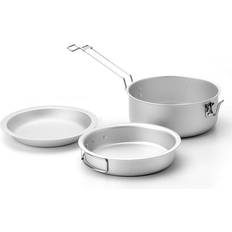 Outdoor Cookware Set in High-Hardness Oxidized Aluminum Camping Pots and Pans
