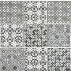 Mosaik Retro Square Classic Black Pris Per Ark