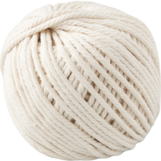 Macramé Yarns Søstrene Grene Macrame Yarn 3 mm x 50 m 140 g Off White