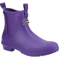 Purple - Women Wellingtons Cotswold Womens Grovsner Waterproof Short Wellingtons - Purple