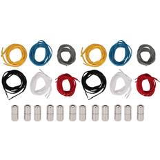 Shoe Care & Accessories Zeblaze 12 Pcs Lazy Shoelaces Elastic Colorful Tying Free Shoelaces with 12 Alloy Buckle