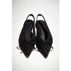 H&M Dam Slingbacks Med Rosett - Svart