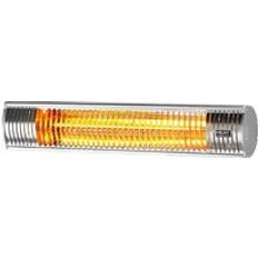 Silver Patio Heater Shadow 2Kw Ultra Low Glare Patio Heater - Silver