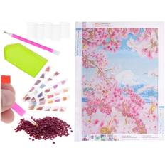 5D Diamantbroderi Mosaikset Körsbärsblomma