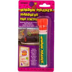 Unique Party Unique Window Marker 0.84 Oz Ruby Red