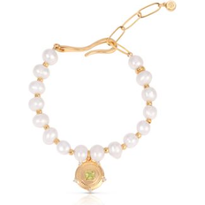 Peridot Bracelets Ettika Eternal Gleam Pearl Bracelet