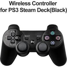 Aihontai Black Controller for Sony PS3 Super Slim PC Joystick Gamepad for Play Station