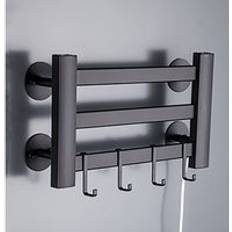 Heated Towel Rails AlwaysH Wall-Mounted Electric Towel Warmer 120W 3 Layers