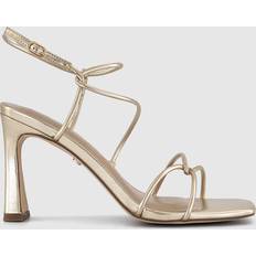 Office Hero Strappy Heeled Sandals - Gold Multi