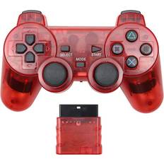 Game Controllers Maxpower Transparent Color Wireless Gamepad For PS2