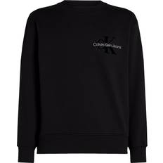 Calvin Klein Återvunnet material Överdelar Calvin Klein Relaxed Monogram Sweatshirt - Black