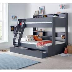Triple bunk beds Bedmaster Oliver Triple Sleeper Storage Bunk Bed