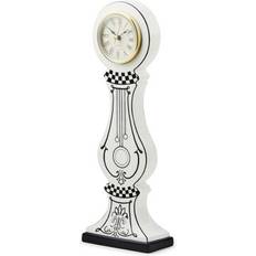Clocks Mackenzie-Childs Doodles 12 in Blackwhite Wall Clock