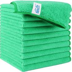 Microfiber Cleaning Cloth 12 Pack Green