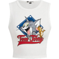 Shein Womens Casual Cartoon And Letter Printed Tank Top Summer
