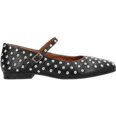 Shoedesign Copenhagen Fleur Kvinde Black/Silver-on Ballerinaer - Black/Silver