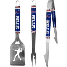 Steel BBQ Tools Siskiyou Sports F3LS015 Unisex NFL Buffalo Bills 3 Piece Steel BBQ Tool Set