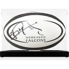 Exclusive Memorabilia Jonny Wilkinson Signed Newcastle Falcons Rugby Ball Display Case
