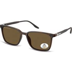 MP186 Polarized Sköldpaddemönstradeshell Solglasögon - Män