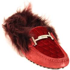 Tod's Shoes Tod's Gommino Suede & Velvet Moccasin