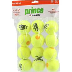 Tennis Prince Bag of 12 Tennis Balls Play Stay Stage 2 Jaune -