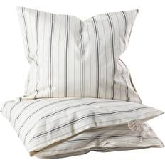 Sebra Bäddset Barnrum Sebra Bed Linen Junior Sängkläder För Barn Cream Stripe L140 x W100 cm L45 x W40 cm