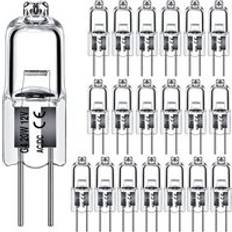 20 Pack G4 Halogen Bulbs 20W 12V