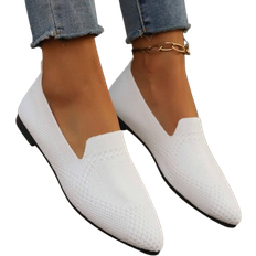 Shein Summer New Arrival Independent Station European And American Plus Pointed Toe Flat Shoes For Women Shallow Mouthed Sports Casual Shoes