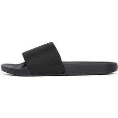 Calvin Klein Slides Calvin Klein Logo Jacquard Sliders - Black