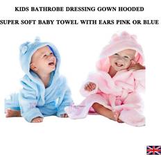 Dressing Gowns Puckator Kids Baby Bathrobe Dressing Gown - Blue/Pink