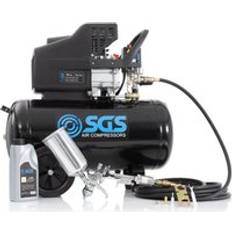 SGS 50 Litre Direct Drive Air Compressor & Spray Gun Kit - 9.6CFM 2.5HP 50L