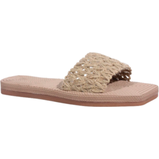 Shein Womens Summer New Style Woven Straw Rope Slipper Simple Casual Outdoor Sandals Comfortable Khaki Beach Shoes
