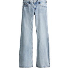 H&M Flared Low Jeans - Ljus Denimblå