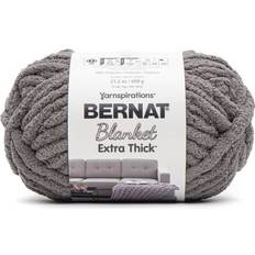 Yarn & Needlework Supplies Yarnspirations Bernat Blanket Extra Thick 600g Dark Gray