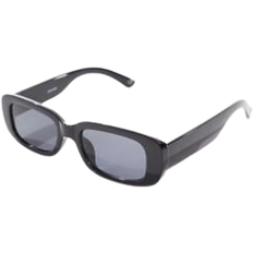 ASOS DESIGN chunky rectangle sunglasses with black lens