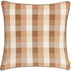 Dunelm Check Square Complete Decoration Pillows Natural (43x43cm)