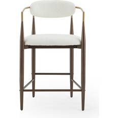 Bar stools set of 2 GDFSTUDIO Modern 25 Upholstered Counter Stools Set of 2 Bar Stool 37.2" 2pcs