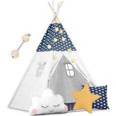 Children's Tipi Tent With String Light