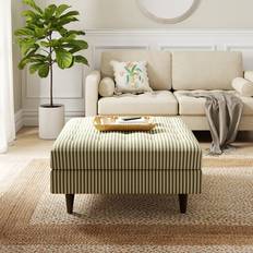 Dunelm Storage Benches Dunelm Zoe Square Storage Pinstripe Storage Bench 96x49cm