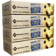 Butters Member's Mark Unsalted Sweet Cream Butter Sticks 16 ct 16oz