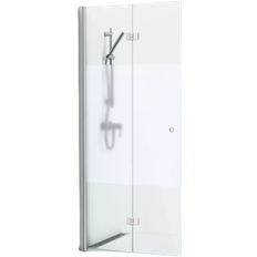 Vikbar duschdörr Svedbergs Vikbar Duschdörr 80 cm Alu Halvfrostat 760x1990mm