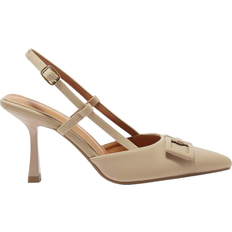 Shein Women Fashionable And Elegant CamelColored HollowOut Business Shoes
