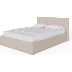End Lift Small Double Ottoman Bed Frame - Natural