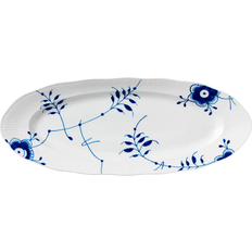 Royal copenhagen mega riflet blå fad Royal Copenhagen Blue Fluted Mega Serveringsfad 60cm