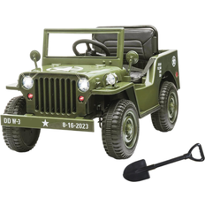 Jamara Ride-on Jeep Willys MB Army groen 12V