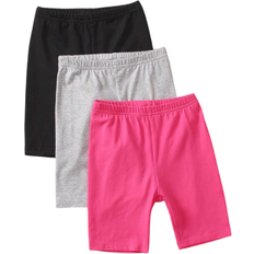 Shein pcsSet Summer Girls Casual Solid Color Bermuda Shorts Outfit