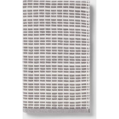 Threshold Modern Dash Hand Black/White 1pc Guest Towel White, Black (68.6x40.6cm)